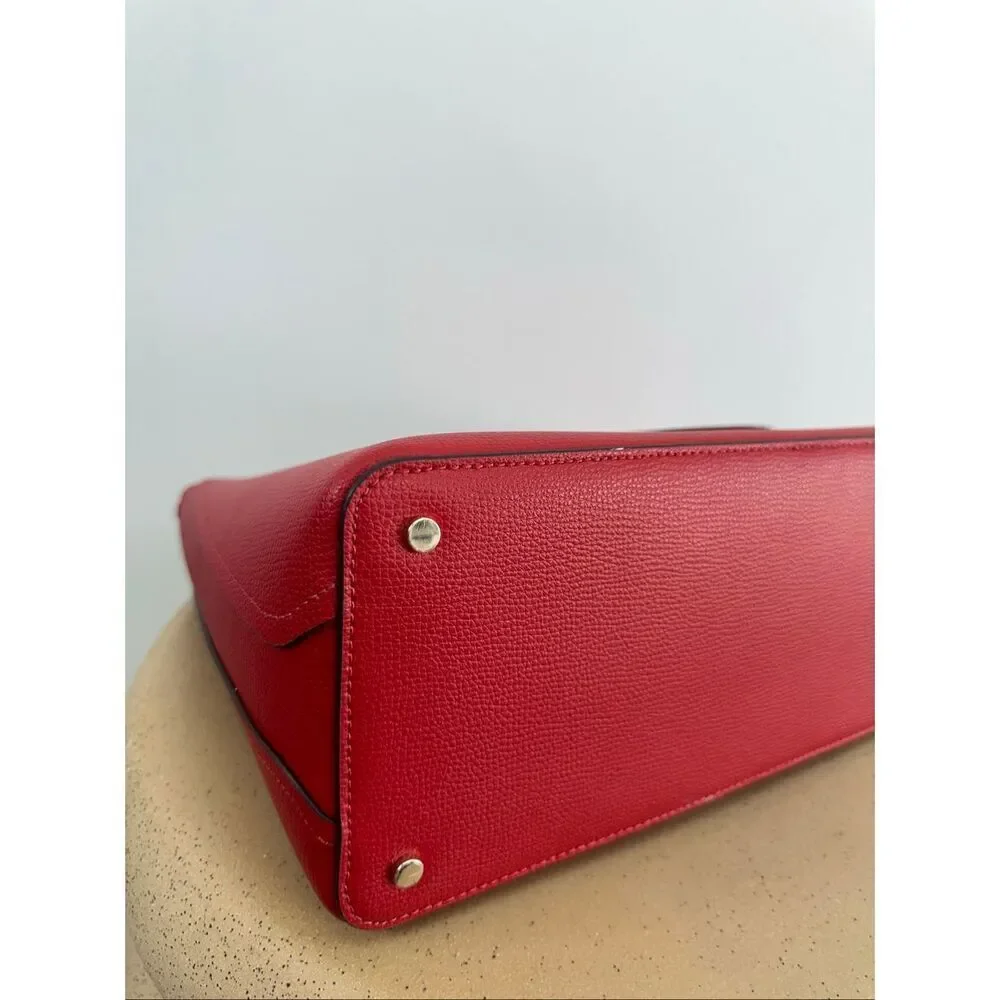 Kate Spade New York Darcy Large Satchel and Refined Grain Small Zip Cardcase in
